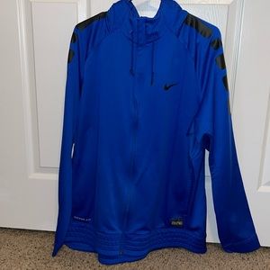Nike blue zip up jacket / size XL